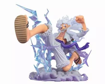 TAMASHII NATIONS Figuarts ZERO ONE PIECE Fierce Monkey Luffy 5 покрашенная законченная фигурка [Super Battle] D. -Шестерня Титан - ПВХ и АБС