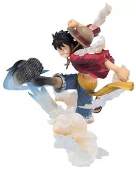 TAMASHII NATIONS Figuarts ZERO ONE PIECE Monkey Luffy Hawk 150mm Painted Complete Figure D. -Gum-Gum Whip- Approx. PVC&ABS