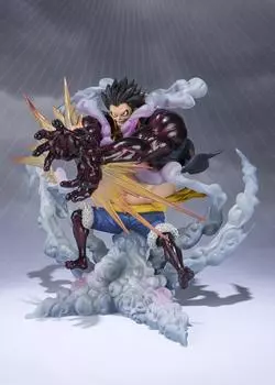 TAMASHII NATIONS Figuarts ZERO ONE PIECE Monkey Bazooka 180 мм окрашенная готовая фигурка D. Luffy-Gear 4-Lion - Приблизительно. АБС и ПВХ