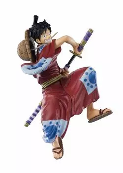 TAMASHII NATIONS Figuarts ZERO ONE PIECE Обезьянка Луффи 140 мм окрашенная готовая фигурка D. (Луффи Таро) приблизительно. ПВХ и АБС красный