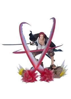 TAMASHII NATIONS Figuarts ZERO ONE PIECE Shanks no 180 мм окрашенная готовая фигурка - Haoshoku Haki - Приблизительно. АБС и ПВХ