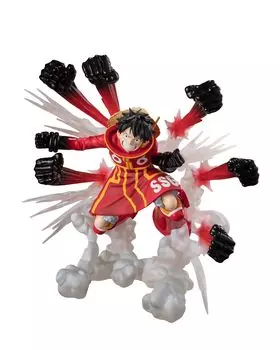 TAMASHII NATIONS Figuarts ZERO ONE PIECE [Супер жестокая битва] Monkey D. Луффи -Gum-Gum Hawk Shootout - Приблизительно. 185 мм ПВХ и АБС окрашенная полная фигура