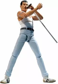 TAMASHII NATIONS Freddie Mercury Live Aid 150 мм окрашенная подвижная фигурка SHFiguarts Ver. приблизительно. АБС и ПВХ