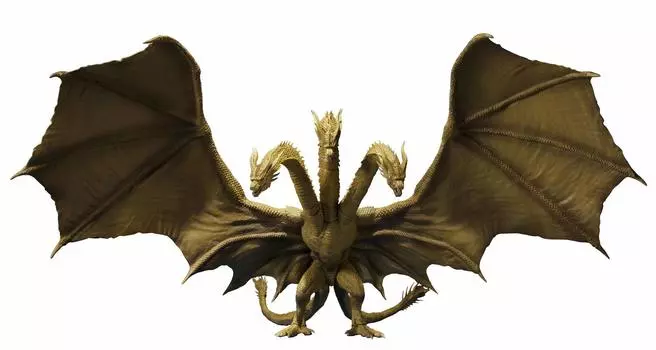 TAMASHII NATIONS Monster Arts Годзилла Кинг Гидора 250 мм окрашенная подвижная фигурка SH. (2019) приблизительно. АБС и ПВХ