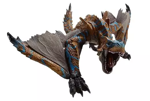 TAMASHII NATIONS Monster Arts Monster Hunter Rise Tigrex примерно 300 мм окрашенная подвижная фигурка SH. ПВХ и АБС