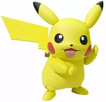 TAMASHII NATIONS Покемон Пикачу 100 мм окрашенная подвижная фигурка SHFiguarts приблизительно. ПВХ и АБС жёлтый