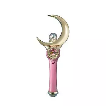 TAMASHII NATIONS PROPLICA Sailor Moon Moon Stick - Яркая цветная версия - 260 мм ABS фигурка