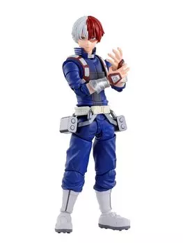 TAMASHII NATIONS S.H.Figuarts Моя геройская академия Тодороки Шото Прибл.. Подвижная фигурка из окрашенного ПВХ и АБС пластика высотой 150 мм