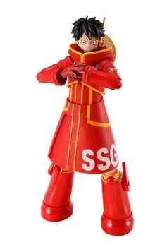 TAMASHII NATIONS SHFiguarts ONE PIECE Monkey D. Луффи - Яйцеголовый с Острова Будущего - Приблизительно. Подвижная фигурка из окрашенного ПВХ и АБС пластика высотой 150 мм