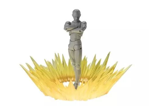 TAMASHII NATIONS Tamashii EFFECT SHOCK IMPACT Желтый для 140-мм деталей эффектов для фигурок Ver. SHFiguarts приблизительно. ПВХ и АБС