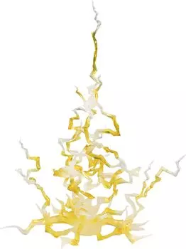 TAMASHII NATIONS Tamashii EFFECT THUNDER Yellow painted finished figure Ver. Non-scale ABS&PVC