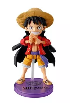 TAMASHII NATIONS World Collectible Figure x ONE PIECE Monkey Luffy 75 мм окрашенная подвижная фигурка SHFiguarts D. приблизительно. ПВХ и АБС