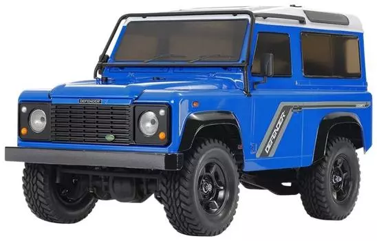 Tamiya 110 Electric RC Car Special Project No.178 110RC 1990 Land Rover Defender 90 Окрашенный в светло-голубой цвет кузов (Шасси CC-02) 47478