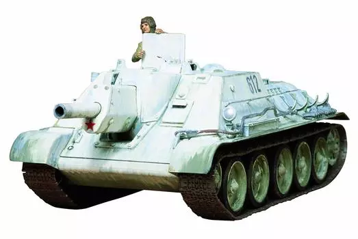 Tamiya 135 Military Miniature Series No.93 Советская Армия СУ-122 штурмовой артиллерийский танк пластиковая модель 35093