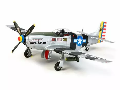Tamiya 1/32 Самолет серии № 23 US Army North American P-51D/K Mustang Pacific Front Пластиковая модель 60323 Многоцветный