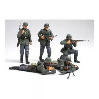 Tamiya 1/35 Military Miniature Series No.293 Набор немецкой пехоты Французский фронт Пластиковая модель 35293