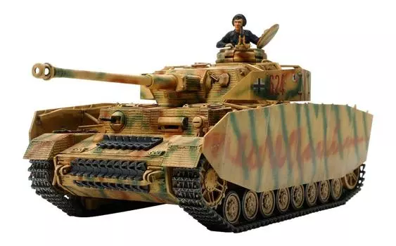 Tamiya 1/48 Military Miniature Series No.84 немецкая армия Panzer IV H Type Late Model пластиковая модель 32584