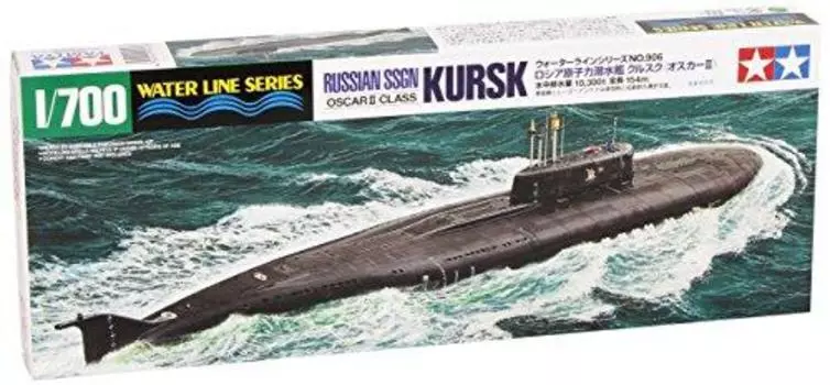 Tamiya 31906 U-Boot 1:700 Рус. ПЛАРК «Курск Оскар-II» Подводная лодка, Строительство моделей, Поделки, Хобби, Склеивание, Пластиковый набор, Разноцветный