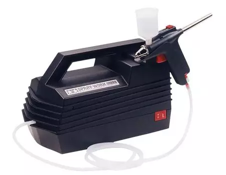 Tamiya Air Brush System Series Spray Work Basic Compressor Set with Air Brush Painting Tools 74520 No.20
