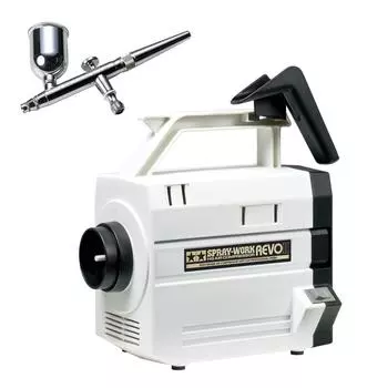 TAMIYA Air Brush System Spray Work HG Compressor Revo II с HG Single Air Brush No.43 7454374543-000