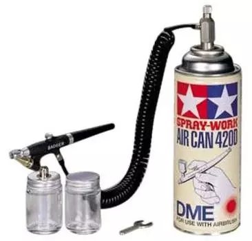 Tamiya Badger Air Brush System № 5 Набор аэрографов Badger 350II 74405