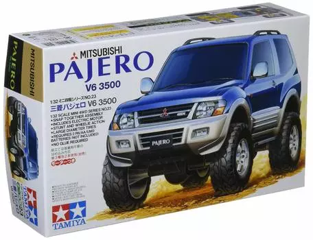 TAMIYA Comical Mini 4WD Series Pajero V6 3500 Пластиковая модель 19023 № 23