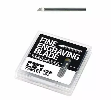 Tamiya Craft Tool Series Carbide Blade Plastic Model Tool 74136 No.136 0.2mm серый