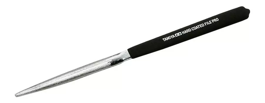 Tamiya Craft Tool Series Hard Coat File PRO Полукруглый пластиковый модельный инструмент 74073 № 73 (7.5mm)