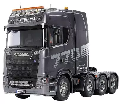 Tamiya Electric RC Big Truck Series Scania 770 S Electric Radio Control 56376 1/14 No.76 84/4 (Издание Gunmetal)
