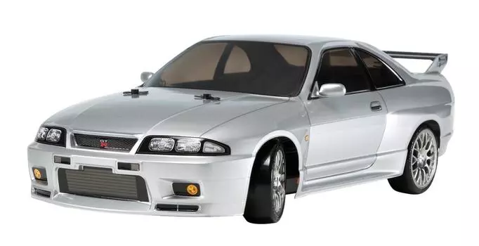 Tamiya Electric RC Car Series Nissan Skyline R33 Drift Spec 58604 1/10 No.604 GT-R (Шасси ТТ-02Д) На дороге