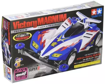 Tamiya Full Cowl Mini 4WD Series Victory Magnum Premier Super II 19434 № 34 (Карбоновое шасси)