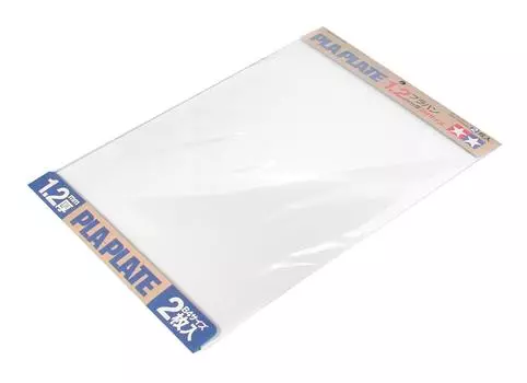 TAMIYA Fun Craft Series 125 Белый пластиковый фургон толстый размер B4 2 шт. Материал для рукоделия 70125 Нет. 1.2mm