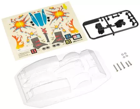 Tamiya Grade Up Parts Series Tri Dagger XX Прозрачный корпус Набор 15447 № 447 GP.447