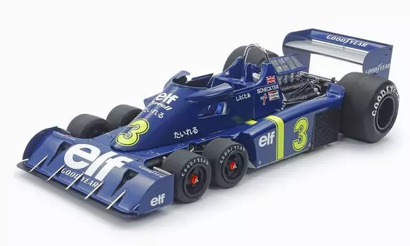 TAMIYA Grand Prix Collection Series Tyrell P34 1976 Japan GP Пластиковая модель 20058 Литье Цвет 1/20 № 58