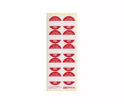 Tamiya Makeup Material Series Cap Label Акриловый инструмент для хобби 87197 № 197 (для краски)