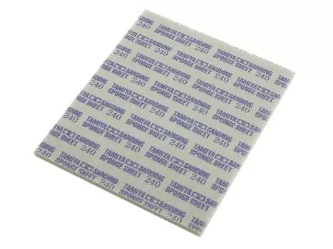 Tamiya Makeup Material Series Tamiya Polishing Sponge Sheet 240 Plastic Model Tool 87162 No.162