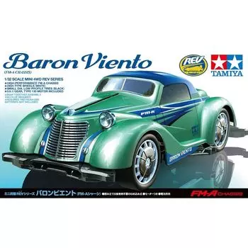 Tamiya Mini 4WD REV series No.9 Baron Biento FM-A, шасси 18709
