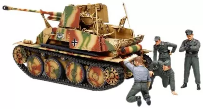Tamiya немецкая пушка Marder III полевой набор для обслуживания 1/35 противотанковая самоходная установка (Пак36)