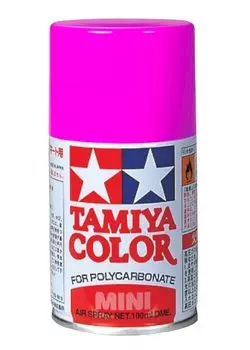 TAMIYA Polycarbonate Spray Fluorescent Pink Model Paint 86029 PS-29