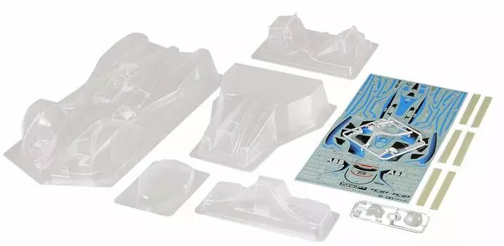 Tamiya RC запасные части Formula E GEN2 неокрашенный прозрачный запасной корпус 51660 № 1660 SP.1660 1/10RC