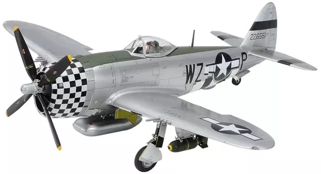 TAMIYA Scale Limited Republic Thunderbolt Bubble Top Ton Small 4WD Vehicle Set Пластиковая модель 25214 1/48 P-47D и 1/4