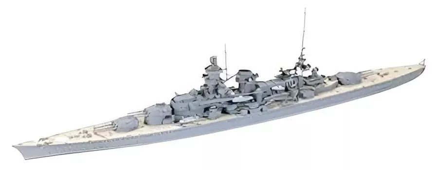 Tamiya Waterline Series German Navy Battlecruiser Scharnhorst Plastic Model 77518 1/700 No.118