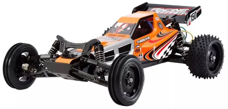 TAMIYA XB Series XB Racing Fighter окрашенная полная модель с Propo 57895 1/10 № 195 (Шасси ДТ-03)