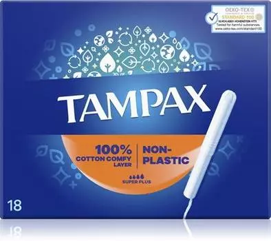 Тампоны Tampax Super Plus с аппликатором. TU прозрачный