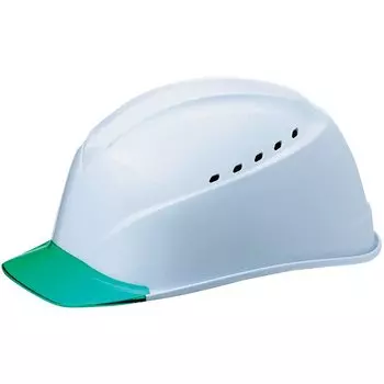 Tanizawa Air Light S helmet visor with grooves and ventilation Transparent Green Hat White (transparent type, holes) visor / color