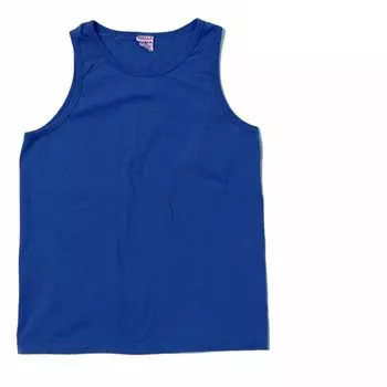 Tank Top Stylish WALLA WALLA SPORT Made in Japan Ringer Tank Top Simple Stylish Cool Large Size Cotton Cotton Dark [regnuu] Men s Women s 100% 100% (S