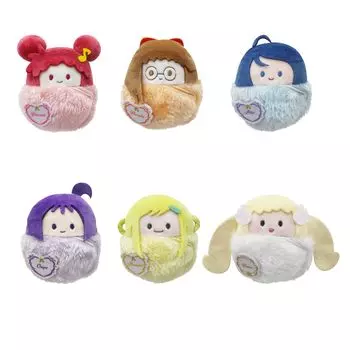 Tapioca Ojamajo Doremi Tapinui каждый, примерно В75 x Ш65 x Г60 мм, полиэстер. Коробка из 6 докканов!