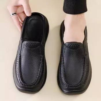 Тапочки для дома EVA Light Semi-slips Мужская обувь Baotou Водонепроницаемые сандалии Light Beach Slippers Обувь Free of Freight luxury 39 чёрный
