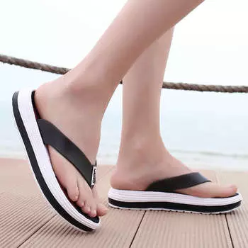Тапочки для отдыха Cat Slippers Номер 5 Резиновые шлепанцы Оригинальный бренд Теннисные женские шлепанцы Высокие каблуки Женские туфли-лодочки Обувь для тенниса 5 чёрный