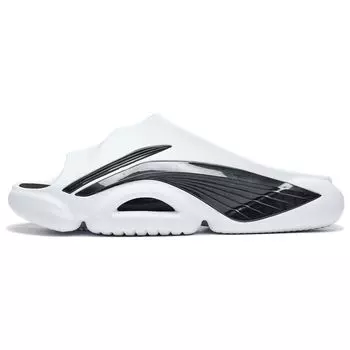 Тапочки Li Ning Badfive Slide EVA мужские белые черные ABTT003-1 41
